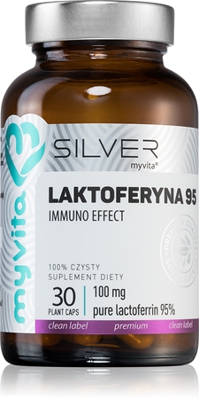 MyVita Silver Laktoferyna 95 kapsułki na wsparcie układu odpornościowego