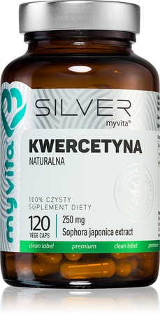 MyVita Silver Kwercetyna 250 mg kapsułki na wsparcie zdrowia fizycznego i psychicznego
