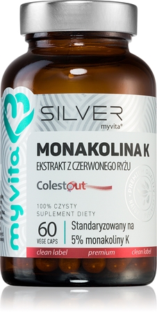 MyVita Silver Monakolina K kapsułki do utrzymania prawidłowego poziomu cholesterolu