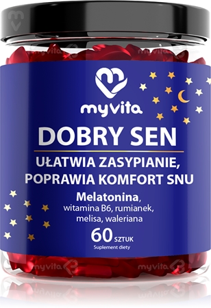 MyVita Dobry Sen miękkie kapsułki do żucia na spokojny sen