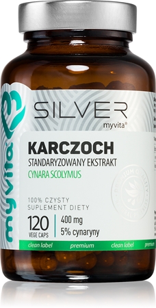 MyVita Silver Karczoch 400mg kapsułki do wspomagania zdrowia wątroby