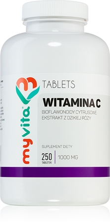 MyVita Witamina C 1000mg + bioflawonoidy + Dzika Róża tabletki na wzmocnienie odporności