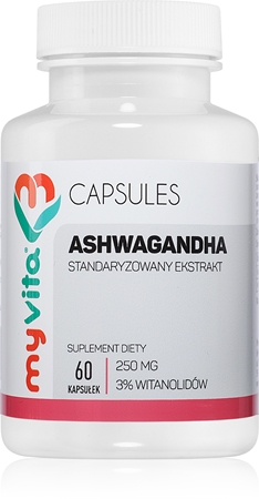 MyVita Ashwagandha kapsułki na poprawę nastroju