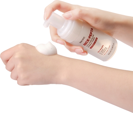 Nacific Rice + Pepta Collagen Glow Bubble Toner lotion tonique illuminatrice pour un effet naturel