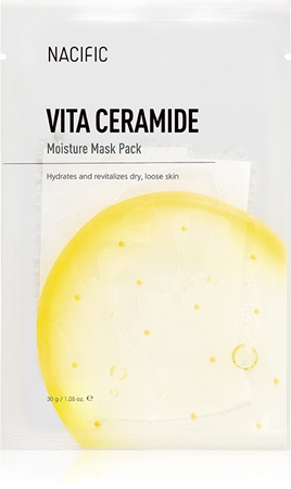 Nacific Vita Ceramide Moisture Mask Pack Balinoša sejas maska ar mitrinošu efektu
