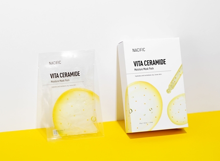 Nacific Vita Ceramide Moisture Mask Pack Balinoša sejas maska ar mitrinošu efektu