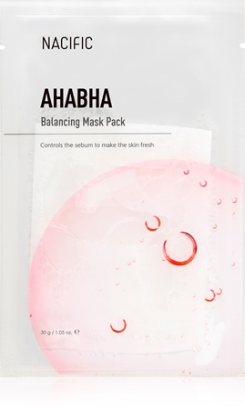 Nacific AHA BHA Balancing Mask Pack masque nourrissant et réparateur avec effet exfoliant