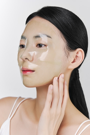 Nacific Green Tea Collagen Gel Mask masque illuminateur visage pour un effet naturel