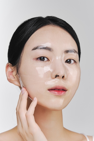 Nacific Green Tea Collagen Gel Mask masque illuminateur visage pour un effet naturel
