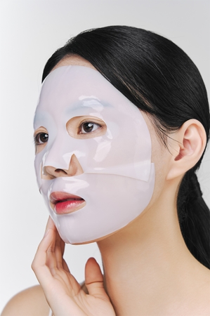 Nacific Rice + Pepta Collagen Gel Mask Mitrinoša auduma sejas maska ar izgaismojošu un nogludinošu efektu