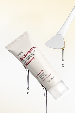 Nacific Rice + Pepta Collagen Peel-off Wrapping Mask masque visage hydratant pour un teint unifié