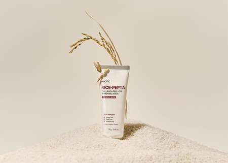 Nacific Rice + Pepta Collagen Peel-off Wrapping Mask masque visage hydratant pour un teint unifié