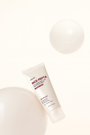 Nacific Rice + Pepta Collagen Peel-off Wrapping Mask masque visage hydratant pour un teint unifié