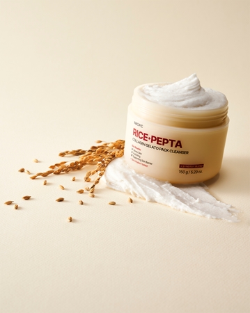 Nacific Rice + Pepta Collagen Gelato Pack Cleanser Mitrinoša un attīroša želeja ādas aizsargslāņa nostiprināšanai