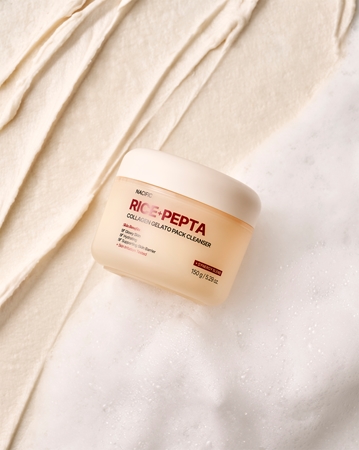 Nacific Rice + Pepta Collagen Gelato Pack Cleanser Mitrinoša un attīroša želeja ādas aizsargslāņa nostiprināšanai