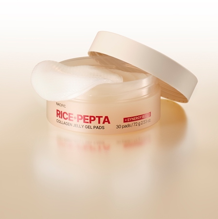 Nacific Rice + Pepta Collagen Jelly Gel Pads patchs tonifiants effet raffermissant