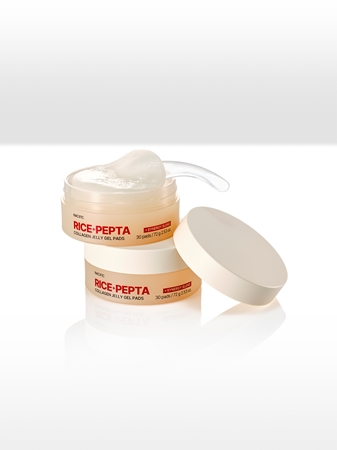 Nacific Rice + Pepta Collagen Jelly Gel Pads patchs tonifiants effet raffermissant