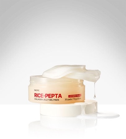 Nacific Rice + Pepta Collagen Jelly Gel Pads patchs tonifiants effet raffermissant