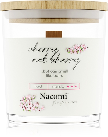 Nacomi Soy Candle Home Fragrances bougie parfumée avec mèche en bois