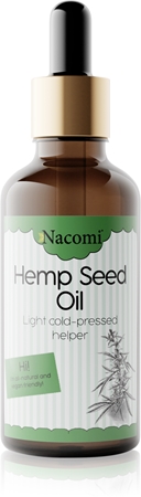 Nacomi Light Cold-Pressed Helper konopný olej s pipetou