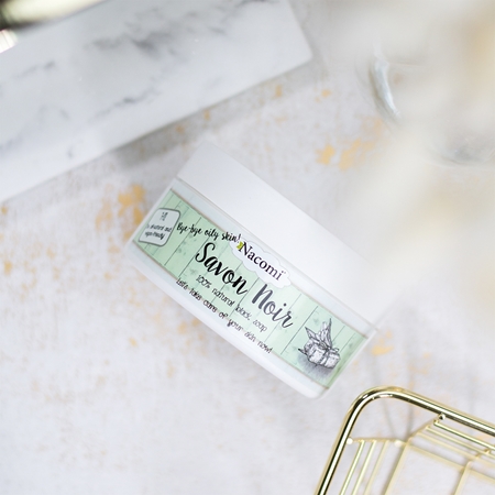 Nacomi Bye-Bye oily skin! savon noir visage et corps