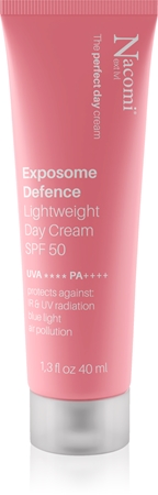 Nacomi Next Level Exposome defence lehký denní krém SPF 50