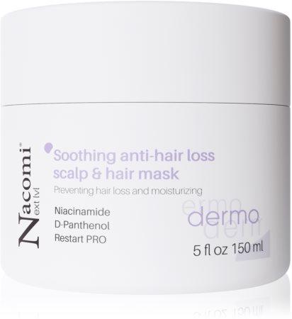 Nacomi Next Level Dermo Beruhigende Maske für Haare und Kopfhaut