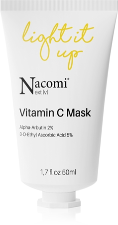 Nacomi Next Level Light It Up aufhellende Hautmaske mit Vitamin C