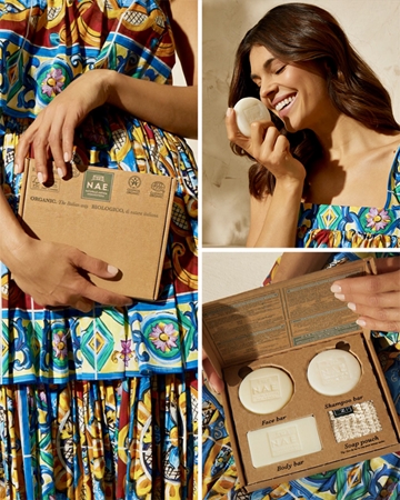 N.A.E. Solid Box gift set for face, body and hair