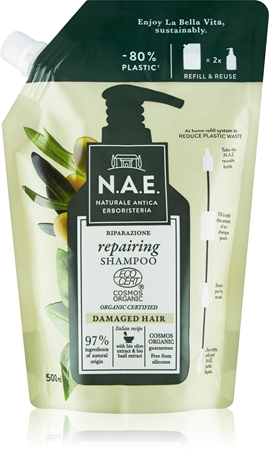 N.A.E. Riparazione shampoing régénérant pour cheveux secs
