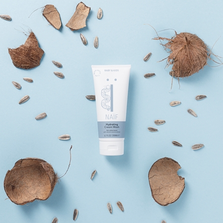 Naif Baby & Kids Hydrating Cream Wash Mitrinošs dušas krēms mazuļiem no zīdaiņu vecuma
