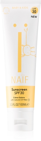 Naif Baby & Kids Sunscreen SPF 30 dětský krém na opalování SPF 30
