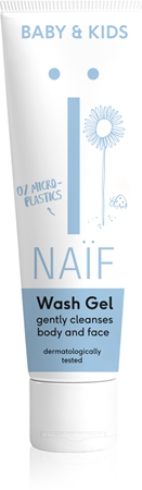 Naif Baby & Kids Wash Gel Puhastav pesemisgeel lastele ja beebidele kehale ja näole