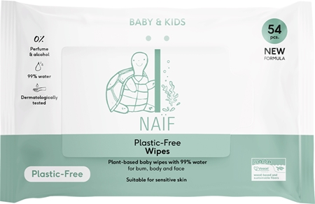 Naif Baby & Kids Plastic Free Wipes vlhčené ubrousky pro děti od narození