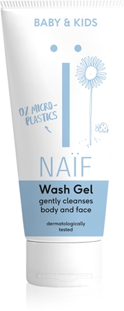 Naif Baby & Kids Wash Gel čisticí a mycí gel pro děti a miminka na tělo a obličej