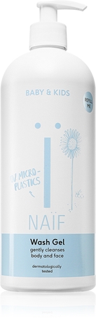 Naif Baby & Kids Wash Gel tisztító gél gyerekeknek és csecsemőknek testre és arcra