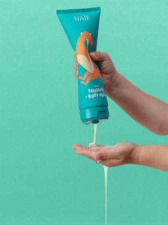 Naif Kids Shampoo + Body Wash gel nettoyant et shampoing pour bébé