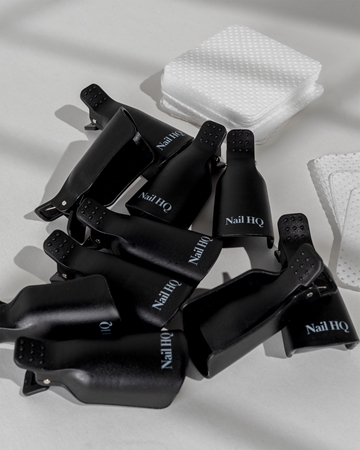 Nail HQ Soak Away Gel Nail Clip Set sada pro odstranění gelových a akrylových nehtů