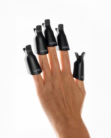 Nail HQ Soak Away Gel Nail Clip Set sada pro odstranění gelových a akrylových nehtů