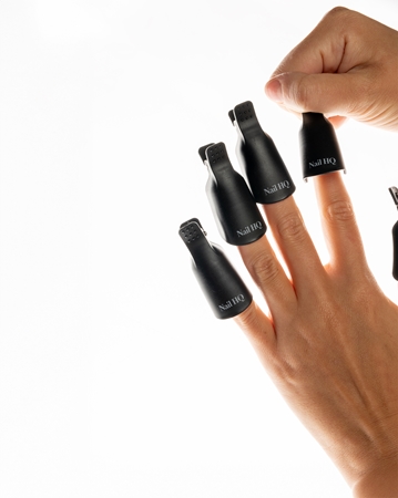 Nail HQ Soak Away Gel Nail Clip Set sada pro odstranění gelových a akrylových nehtů