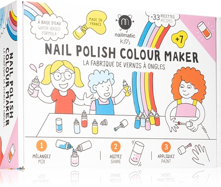 Nailmatic Nail Polish Colour Maker Water Based Polishes set for nail varnish making