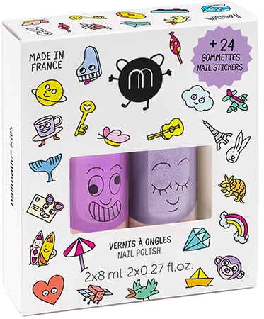 Nailmatic Kids sada pro děti WOW Set: Marshi, Piglou