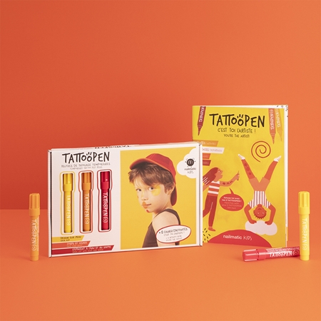 Nailmatic You Are The Artist ensemble pour enfant Yellow, Orange, Red