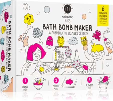 Nailmatic  DIY KIT Bath Bomb Maker zestaw do produkcji musujących bomb kąpielowych