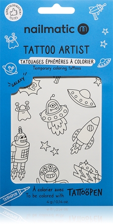 Nailmatic Tattoo Artist Temporary Coloring Tattoos tatuaggio per bambini