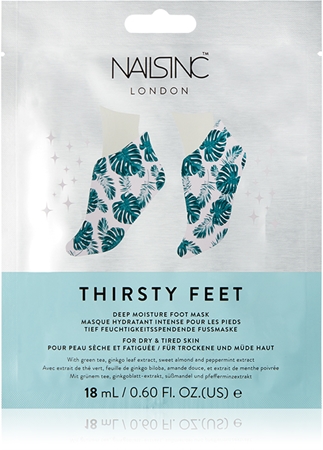 Nails Inc. Thirsty Feet Hydratisierende Maske für Füssen