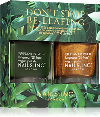 Nails Inc. Don't Stop Be-Leafing výhodné balení (na nehty)