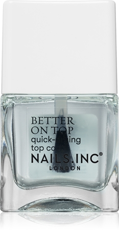 Nails Inc. Better on Top vrchní ochranný lak na nehty s leskem