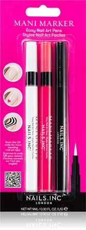 Nails Inc. Mani Marker Trio kit manucure