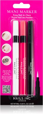 Mani Marker Nail Art Pen Trio